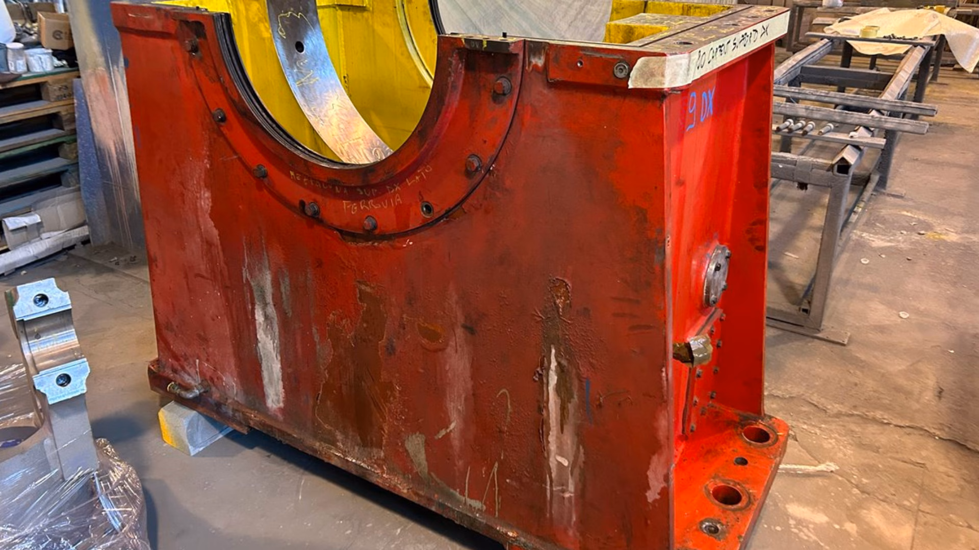 Resimac Solutions turbine shaft bearing support at a Power Station Resimac Solutions turbine shaft bearing support at a Power Station